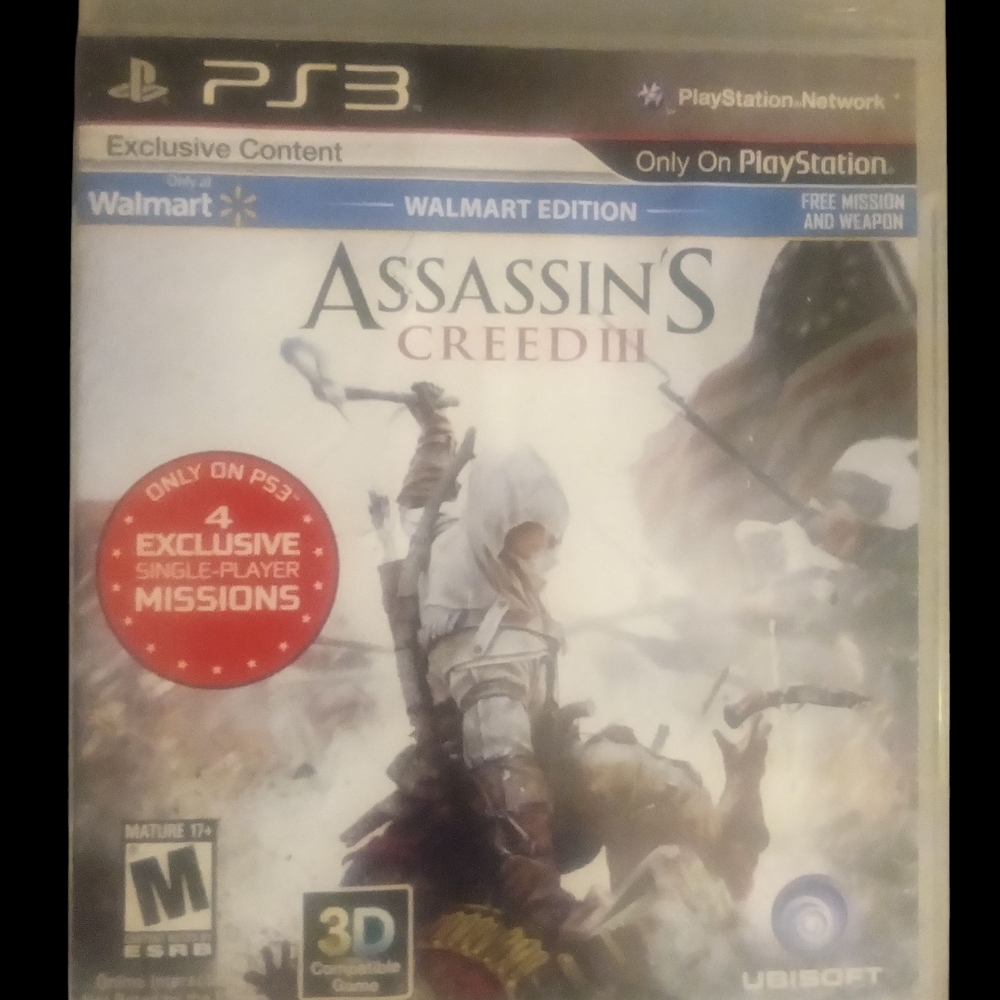 Assassin's Creed III for PS3 -